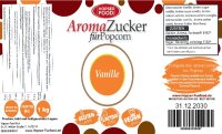 Popcorn Vanille Zucker 1 kg für Vanille Popcorn und Desserts