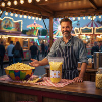 Popcorn Vanille Zucker 1 kg für Vanille Popcorn und Desserts