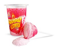 Squirly Dip & Lick 50g Lolly + Puder