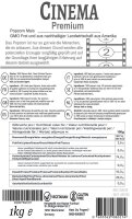 Cinema Premium Popcornmais 1 kg GMO-frei