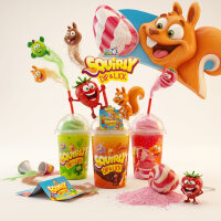 Display Komplett 15 x Squirly Dip & Lick 50g Lolly +...
