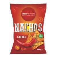 Haase Food XXL Beutel Nachos Chili 800 g würzige...