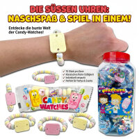 Display Komplett 70 x Candy Watches 13,5g Fruchtgeschmack