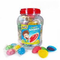 Display Komplett 80 x Candy Seashells Jar Schleckmuscheln...