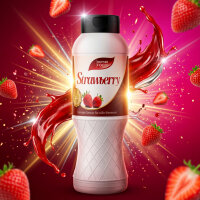 Erdbeer Topping Sauce 1 kg für Eis Desserts Waffeln Pancakes