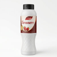 Erdbeer Topping Sauce 1 kg für Eis Desserts Waffeln Pancakes