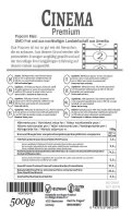 Cinema Premium Popcornmais 500 g GMO-frei