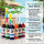 Slush Sirup Partyset 6 Sorten 250 ml + 4 grüne Palmen 1:5 AZO frei ohne Glyzerin