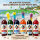 Slush Sirup Partyset 6 Sorten 250 ml + 4 grüne Palmen 1:5 AZO frei ohne Glyzerin