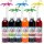 Slush Sirup Partyset 6 Sorten 250 ml + 5 bunte Palmen 1:5 AZO frei ohne Glyzerin