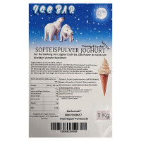 Softeis Pulver Frozen Joghurt 1 kg IceBär für Softeismaschine 1:3,5 Mischung
