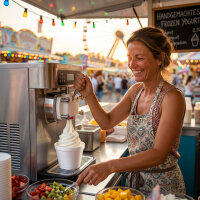 Softeis Pulver Frozen Joghurt 1 kg IceBär für Softeismaschine 1:3,5 Mischung