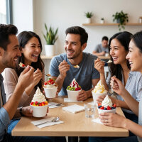 Softeis Pulver Frozen Joghurt 1 kg IceBär für Softeismaschine 1:3,5 Mischung