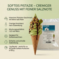 Softeis Pulver Pistazie gesalzen 1 kg IceBär...