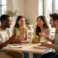 Softeis Pulver Pistazie gesalzen 1 kg IceBär für Softeismaschine 1:2,5 Mischung