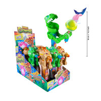 Display Komplett Dino Chomper, Dinosaurier mit Lutscher,...