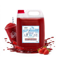 Ice Bär Slush Sirup Erdbeer Geschmack 5L 1:5 AZO...