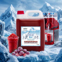 Ice Bär Slush Sirup Erdbeer Geschmack 5L 1:5 AZO & glyzerinfrei