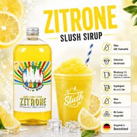 Rainbow Slush Sirup Zitrone Geschmack 1L 1:5 AZO &...