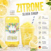 Rainbow Slush Sirup Zitrone Geschmack 1L 1:5 AZO &...