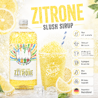 Rainbow Slush Sirup Zitronen Geschmack 1L 1:5 AZO &...
