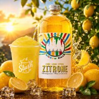 Rainbow Slush Sirup Zitronen Geschmack 1L 1:5 AZO & glyzerinfrei