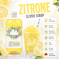 Rainbow Slush Sirup Zitrone 1L 1:5 AZO frei ohne Glyzerin...