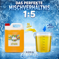 Rainbow Slush Sirup Zitrone 5L 1:5 AZO frei ohne Glyzerin Konzentrat