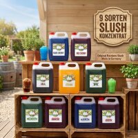 Rainbow Slush Sirup Zitronen Geschmack 5L 1:5 AZO & glyzerinfrei