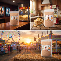 Popcorn Karamell Zucker 1 kg für Karamell Popcorn und Desserts