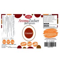 Popcorn Karamell Zucker 1 kg für Karamell Popcorn und Desserts