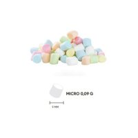 Dekor Mini Marshmellows - 6 Farben - 1 Kg Micro Eistopping