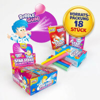 Display Komplett 18x Kaugummi Sticks mit Zauber Effekt Sweet Flash