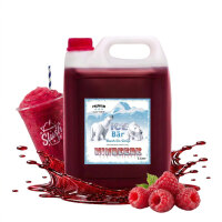Ice Bär Slush Sirup Himbeer Geschmack 5L 1:5 AZO...