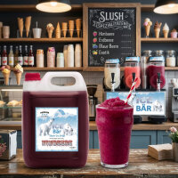 Ice Bär Slush Sirup Himbeer Geschmack 5L 1:5 AZO & glyzerinfrei