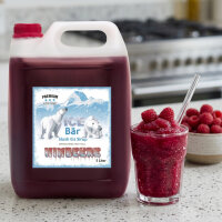 Ice Bär Slush Sirup Himbeer Geschmack 5L 1:5 AZO & glyzerinfrei