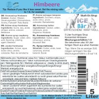 Ice Bär Slush Sirup Himbeere 5L 1:5 AZO frei ohne Glyzerin Konzentrat