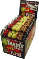 Display Komplett 50x Fini Booom Bubble Gum Balls Tennis 4er