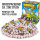 Display Komplett 200x Fini Dinoeggs Bubble Gum Erdbeere