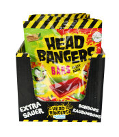 Display Komplett Head Bangers 12x Bars Crazy Sour Apfel & Erdbeere
