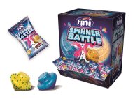 Display Komplett 200x Fini Bubble Gum Spinner Battle mit...