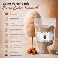 Aroma Zuckerwattezucker Karamell Geschmack AZO frei 1 kg...