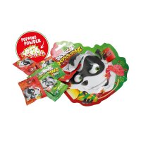 Display Komplett Rockooon Popping Halal Candy Strawberry Watermelon 15 Beutel