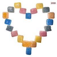 Sour Gummy Cubes 100 g Beutel Extra Sauer