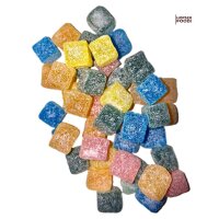 Sour Gummy Cubes 100 g Beutel Extra Sauer