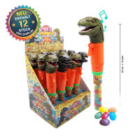 Display Komplett 12x T-Rex World Jelly Beans mit Sound 20 g