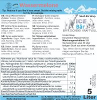 Ice Bär Slush Sirup Wassermelone 5L 1:5 AZO frei ohne Glyzerin Konzentrat