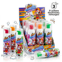 Display Komplett 12 x Sweet Flash Fire Blaster Schaum Spray