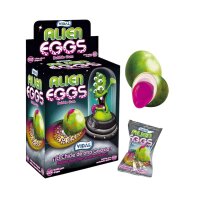 Display Komplett 200x Vidal Alien Eggs Kaugummi Display...