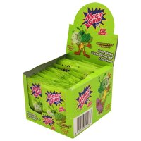 Display Komplett Magic Gum Pop Rocks 50 Beutel saurer Apfel, Kaugummi